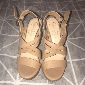 Jessica Simpson Cork Wedges